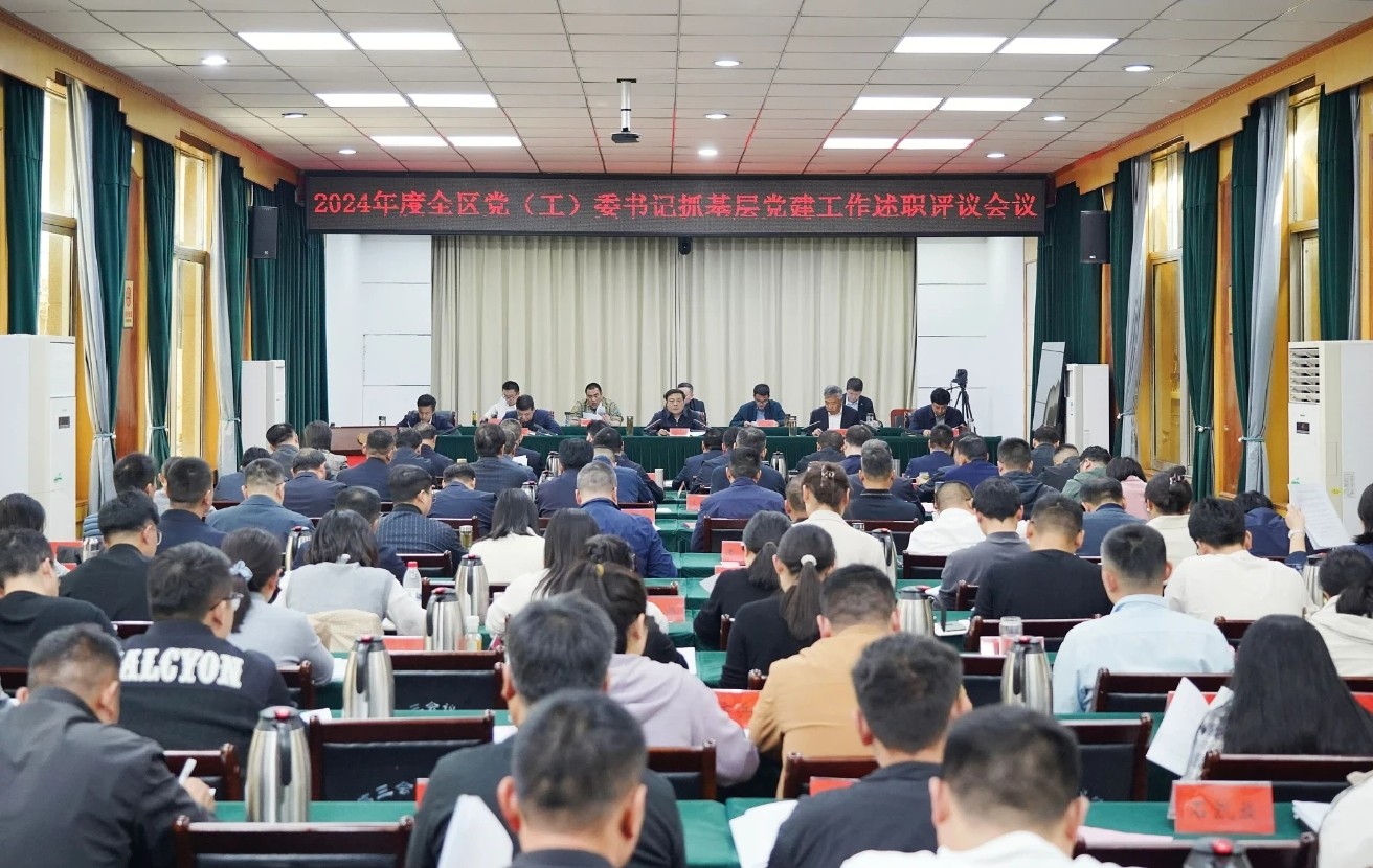 2024年度全区党（工）委书记抓基层党建工作述职评议会议召开